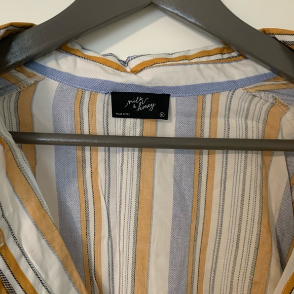 Spring Summer Stripe Blouse - Picture 3 of 4